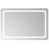 vidaXL Oglindă de baie cu LED, 90x60 cm