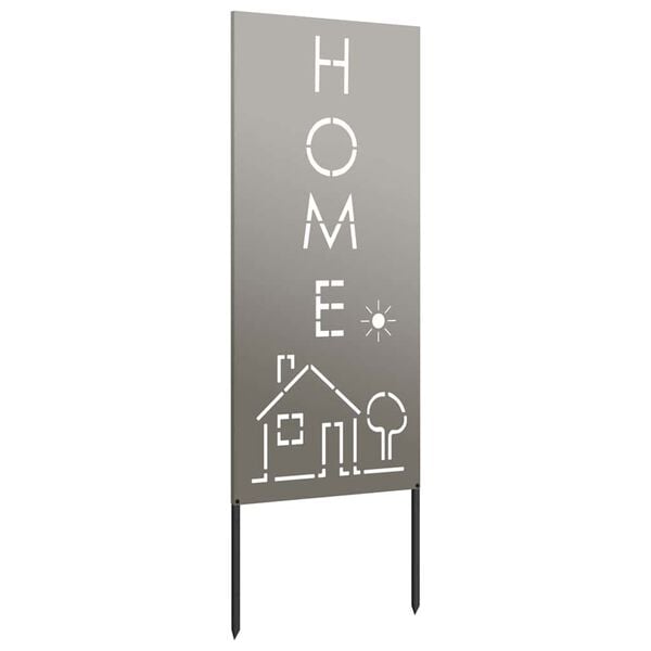 vidaXL Ecran de intimitate pentru grădină Traforaj Ruginit 50 x 140 cm