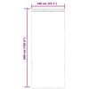 vidaXL Perdele Voile cu Bucle 2 buc Roz 140x260 cm