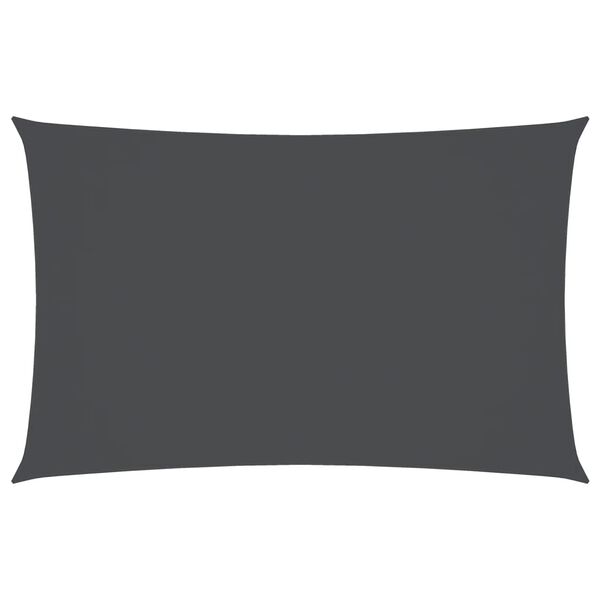vidaXL Pânză parasolar antracit 3,5x5m țesătură oxford dreptunghiular