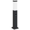 vidaXL St&acirc;lp luminos cu senzor 50 cm negru IP44