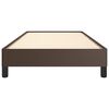 vidaXL Cadru de pat, maro, 80x200 cm, piele ecologică