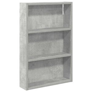 vidaXL Dulap de perete pentru baie Gri Beton 40 x 10 x 60,5 cm
