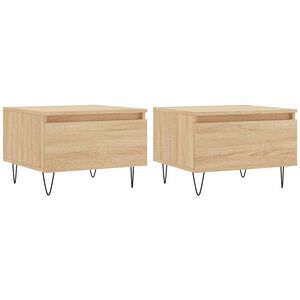 vidaXL Măsuțe de cafea 2 buc. stejar sonoma 50x46x35 cm lemn compozit