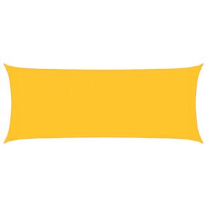 vidaXL P&acirc;nză parasolar, galben dreptunghiular 2x4,5 m, HDPE, 160 g/m&sup2;