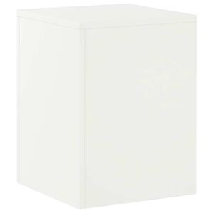 vidaXL Suport pentru plante Alb 30 x 30 x 40 cm Oțel