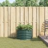 vidaXL Strat înălțat de grădină Verde 80 x 80 x 44 cm Oțel