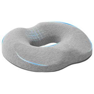 vidaXL Pernă pentru șezut Gri deschis 42 x 36,5 x 8 cm