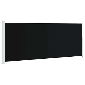vidaXL Copertină laterală retractabilă de terasă, negru, 200 x 500 cm