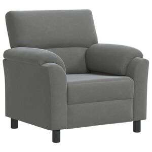 vidaXL Canapea Gri &icirc;nchis 94 x 85 x 93 cm Catifea