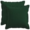 vidaXL Husă pentru pernă 2 pcs HOUTEN Verde &icirc;nchis 35 x 35 cm