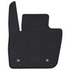 vidaXL Covor pentru mașină 4 pcs Negru Cauciuc