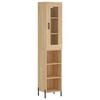 vidaXL Dulap &icirc;nalt, stejar sonoma, 34,5x34x180 cm, lemn prelucrat