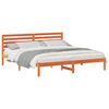 vidaXL Cadru de pat Maroniu cerat 180 x 200 cm Lemn de pin masiv