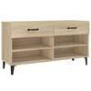 vidaXL Pantofar, stejar sonoma, 102x35x55 cm, lemn compozit