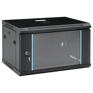 vidaXL Dulap de server, montare pe perete, 6U, 19" IP20 600x450x350 mm