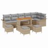 vidaXL Set de canapele pentru grădină 10 buc. 9-Număr de locuri