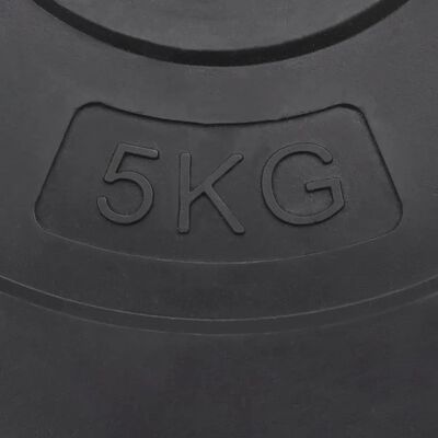 vidaXL Plăci de greutate, 6 buc., 30 kg, Ciment