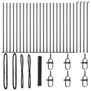 vidaXL St&acirc;lp de gard. Gri