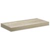 vidaXL Raft de perete suspendat, stejar, 50x23x3,8 cm, MDF