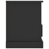 vidaXL Comodă TV, negru, 93x35,5x45 cm, lemn prelucrat
