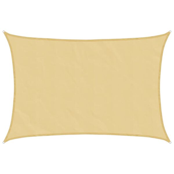 vidaXL Parasolar, nisipiu, 4x3 m, 100% poliester Oxford