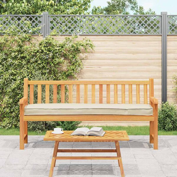 vidaXL Perna pentru palet Crem 180 x 40 x 8 cm Material Oxford