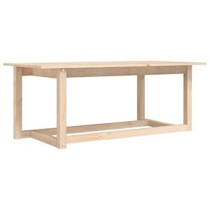 vidaXL Măsuță de cafea, 110x55x45 cm, lemn masiv de pin