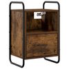 vidaXL Dulap de Noapte Suspendat Stejar fumuriu 40 x 30 x 60 cm