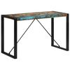 vidaXL Masă de bucătărie, 120x55x76 cm, lemn masiv reciclat
