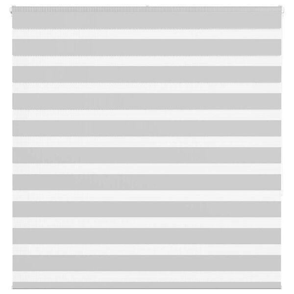 vidaXL Jaluzea tip zebra gri deschis lățime țesătură 145,9cm poliester