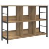 vidaXL Raft pentru cărți 6 niveluri 102 x 32 x 72,5 cm Lemn prelucrat