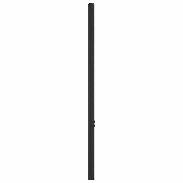 vidaXL Tăblie de pat de schimb metalică, negru, 90 cm
