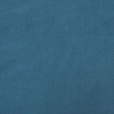 vidaXL Canapea extensibilă în formă de L albastru 271x140x70cm catifea