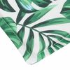 vidaXL Perna de șezlong pentru soare Floral Verde 200 x 70 x 4 cm
