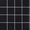 vidaXL Perne scaun, 4 buc., negru carouri, 50x50x7 cm, textil oxford