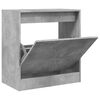 vidaXL Pantofar, gri beton, 60x34x63,5 cm, lemn compozit