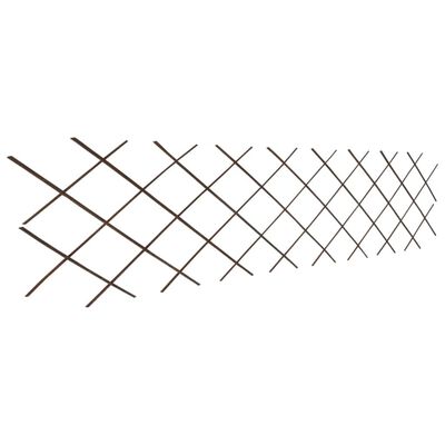 vidaXL Gard cu zăbrele, 5 buc.,180 x 60 cm, salcie