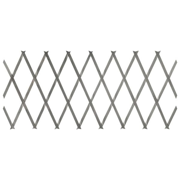 vidaXL Garduri din spalier, 5 buc., gri, 180x30 cm, lemn masiv de brad