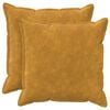 vidaXL Husă pentru pernă 2 pcs HOUTEN Galben 80 x 80 cm