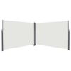 vidaXL Jaluzea laterală retractabilă Crem 600 x 200 cm Metal