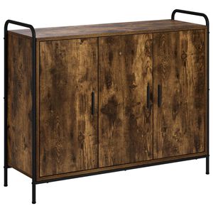 vidaXL Bufet Stejar fumuriu 97 x 33 x 81 cm Lemn prelucrat