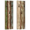 vidaXL Cuier de haine de perete 2 buc. 36x3x110 cm lemn masiv reciclat