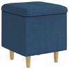 vidaXL Ottoman cu Depozitare albastru 40 x 40 x 45 cm țesătură