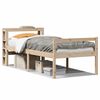 vidaXL Cadru de pat senior cu tăblie, 75x190 cm, lemn masiv de pin