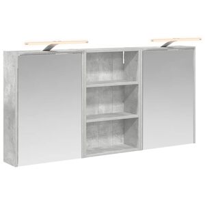 vidaXL Set dulap baie 3 buc. 126 x 16 x 62.5 cm Lemn prelucrat