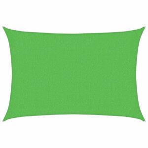 vidaXL P&acirc;nză parasolar, verde deschis, 2x2,5 m, HDPE, 160 g/m&sup2;