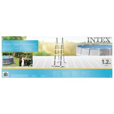 Intex Scară de siguranță pentru piscină în 4 trepte, 122 cm