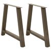 vidaXL Picioare de masă &icirc;n formă de A, 2 buc., 100x(72-73) cm, oțel