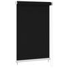 vidaXL Jaluzea tip rulou de exterior, negru, 160x230 cm
